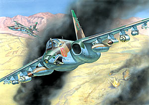 1:72 Сборная модель Су-25 Советский штурмовик - 7227