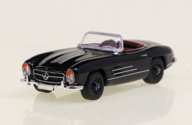 1:87 MERCEDES-BENZ Sl-class 300sl Roadster Open (1957), Black - 452676100