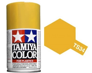 Краска спрей желтый верблюжий TS-34 Camel Yellow (в баллоне), 100 мл. - 85034