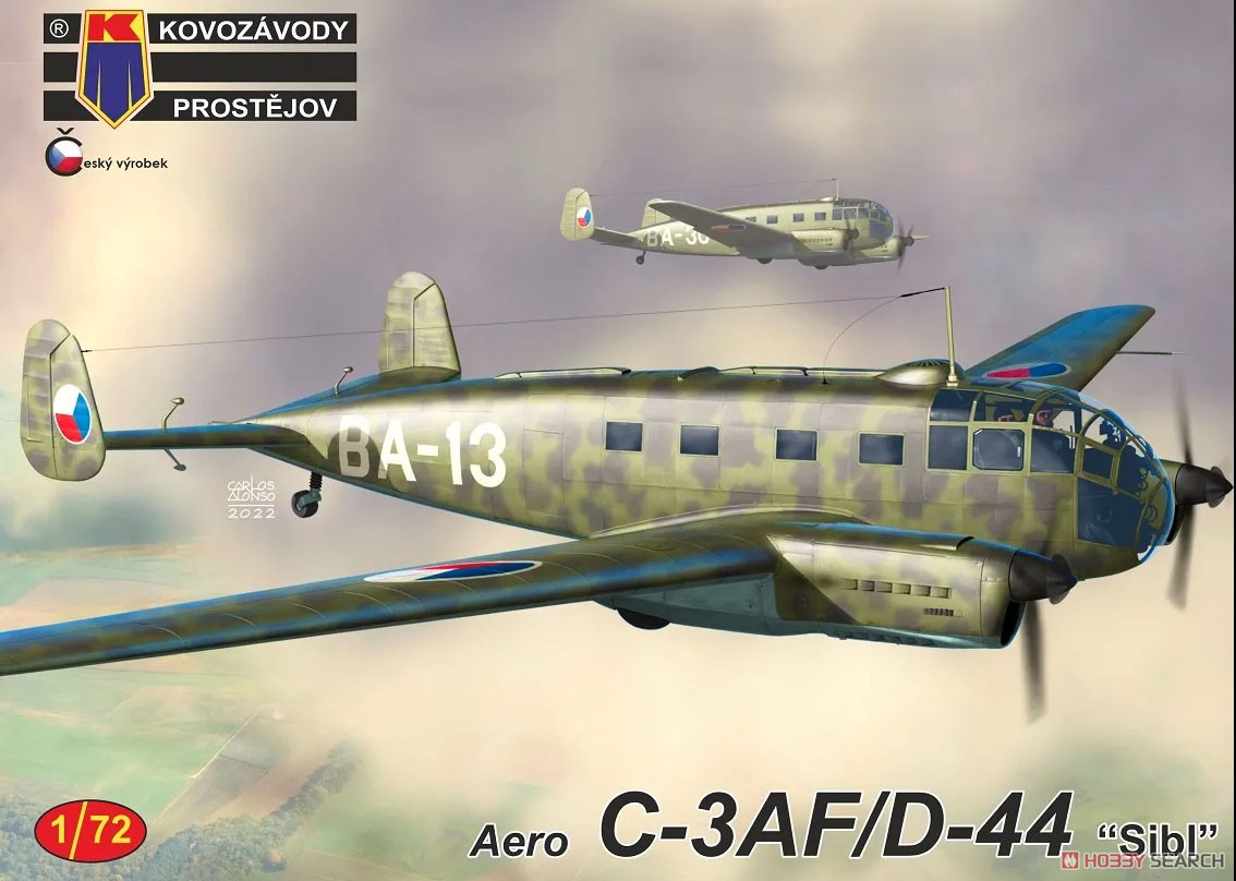 1:72 Сборная модель Aero C-3AF/D-44 „S?bl“ - KPM0330