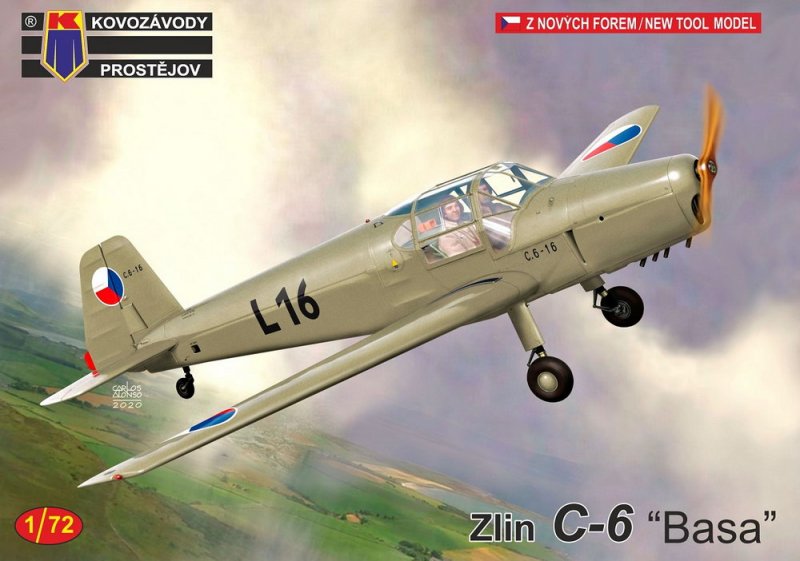 1:72 Сборная модель Самолет Zlin C-6 'Basa' - KPM0230