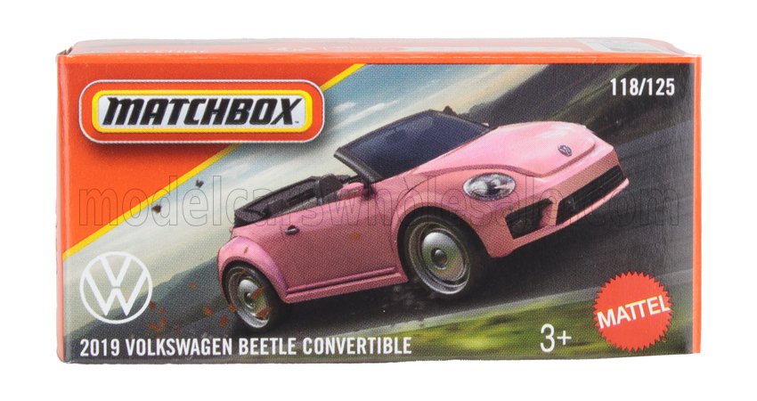 1:64 VOLKSWAGEN Beetle Cabriolet Open (2019), pink - DNK70-975F-JBV50