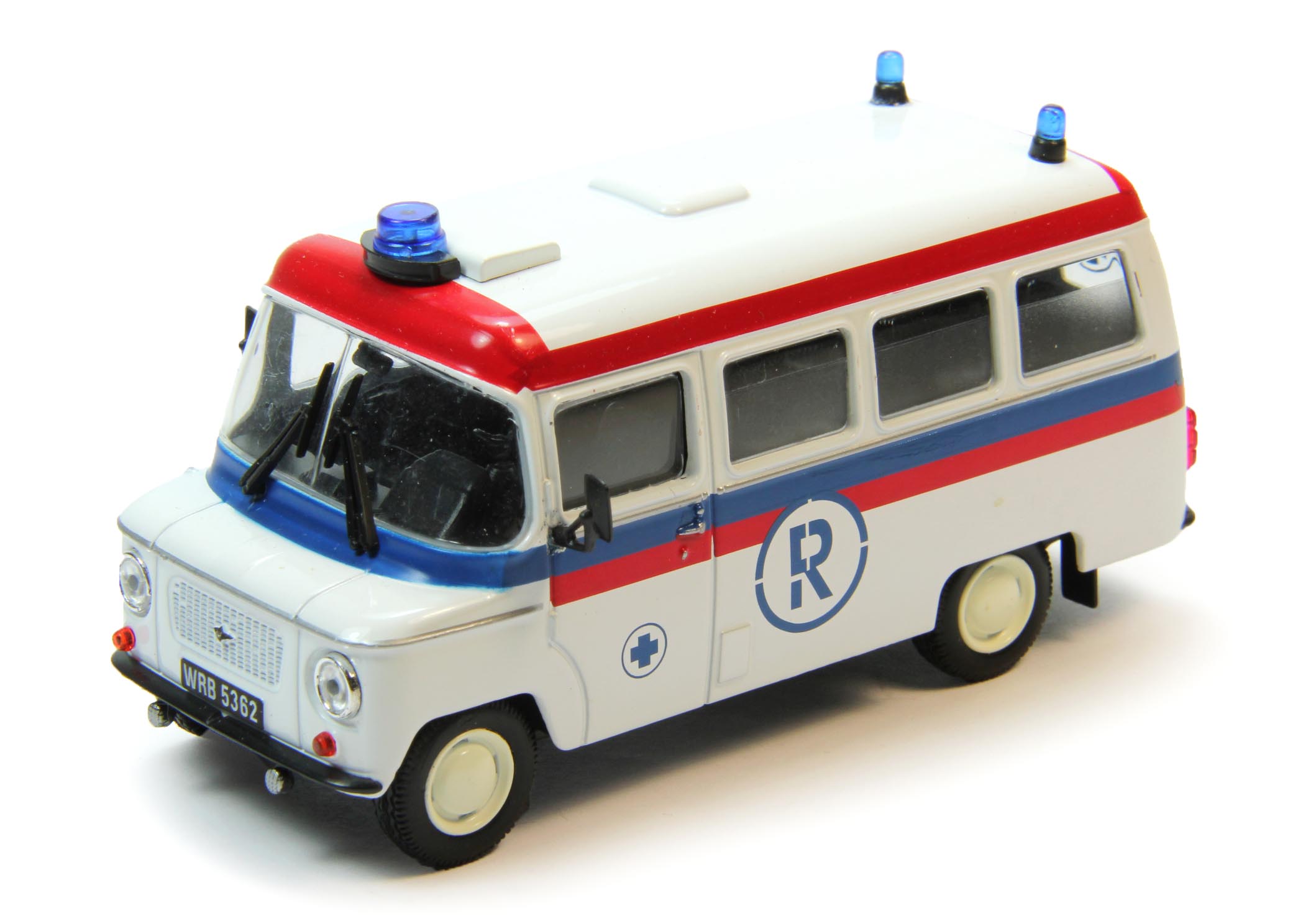 1:43 NYSA 522 Ambulans, Kultowe Auta спецвыпуск, white - kul996