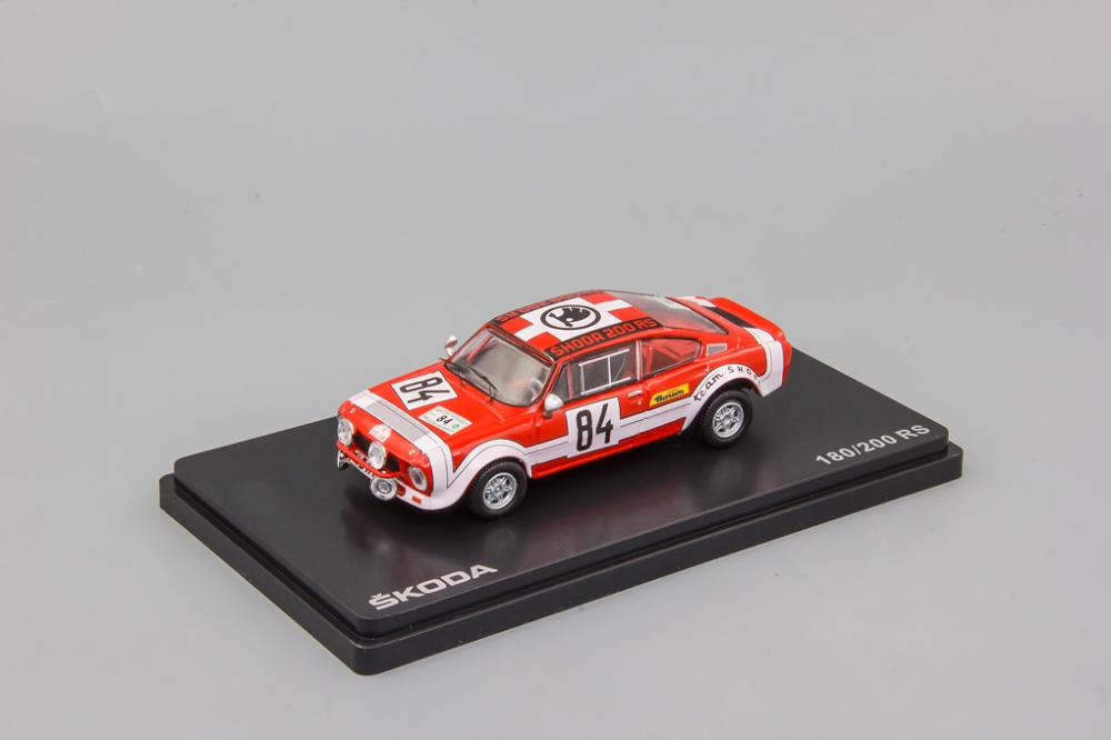 1:43 SKODA 200RS (1974) - Rallye Jeseniky 1974 #84 Sedivy - Janecek - 502TF