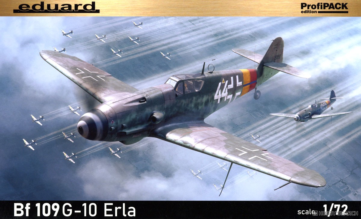 1:72 Сборная модель немецкий истребитель Bf 109G-10 ERLA (ProfiPACK Edition) - 70162