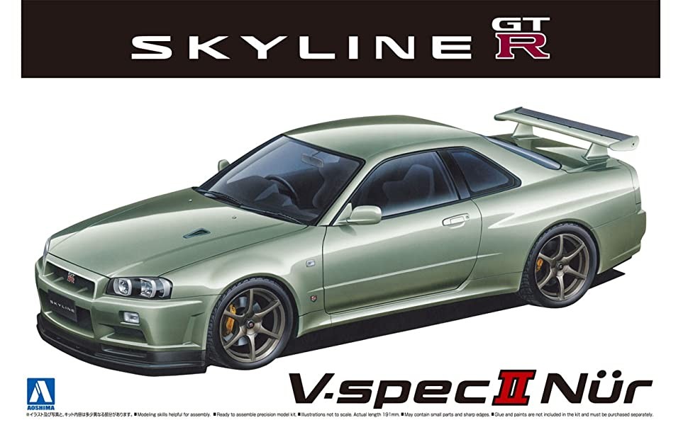 1:24 Сборная модель Nissan Skyline GT-R V-specⅡ Nur. 02 - 06275