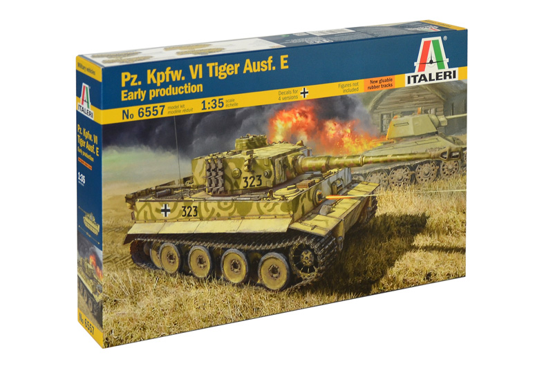 1:35 Сборная модель Немецкий тяжелый танк Tiger I ранних серий - 6557