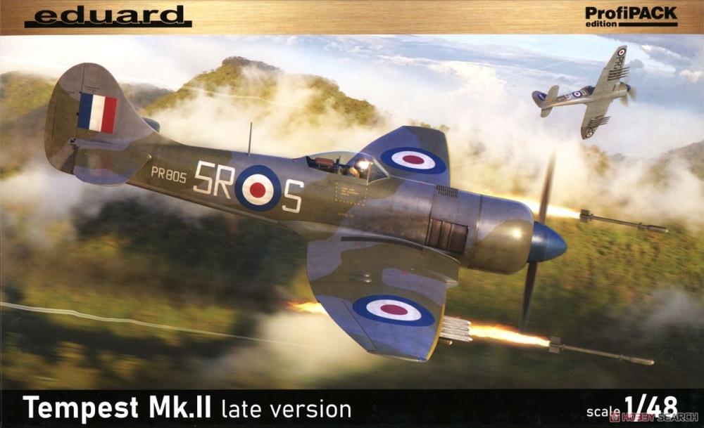 1:48 Сборная модель истребитель Tempest Mk. II поздняя версия - 82125