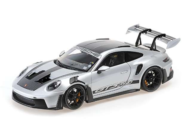1:87 PORSCHE 911 (992) GT3 RS (2024), silver with weissach package/black wheels - 870065020