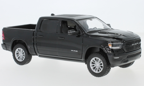 1:24 DODGE RAM 1500 Crew Cab Laramie (2019), black - 79357BK