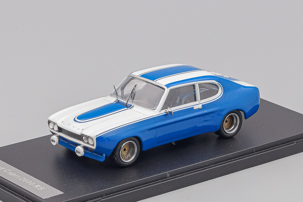 1:43 FORD Capri 2600 RS, blue / white - LOT01318
