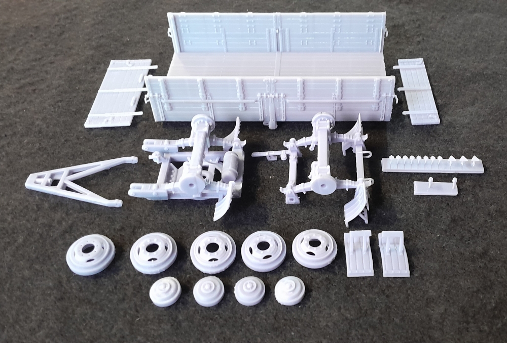 1:43 Сборная модель прицеп ГКБ-817 В/борт - FMLAB0011