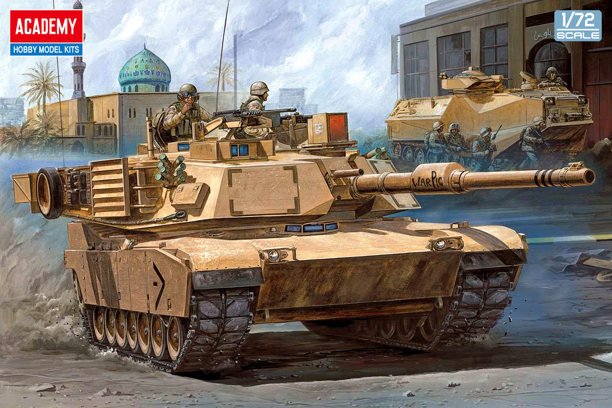 1:72 Сборная модель USMC M1A1 - 13430
