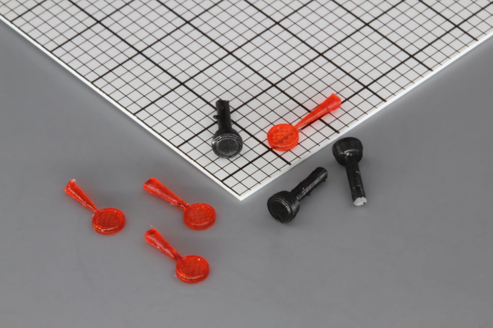 1:43 Фонарь задний ФП-101, комплект 10 шт., красный - AAA019