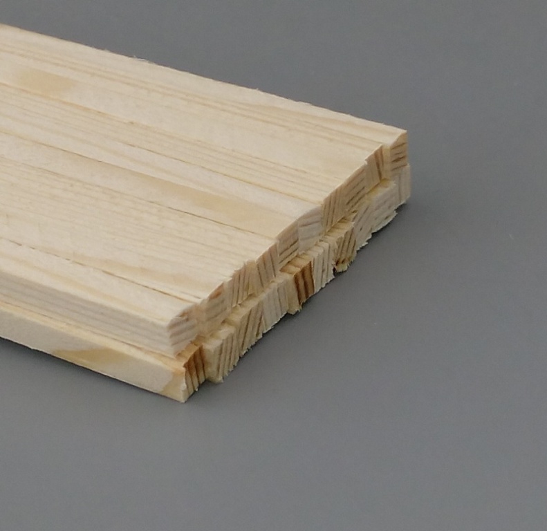 1:43 Груз в кузов Брус 6 м (140 мм), комплект 20 шт. - GRUZ008