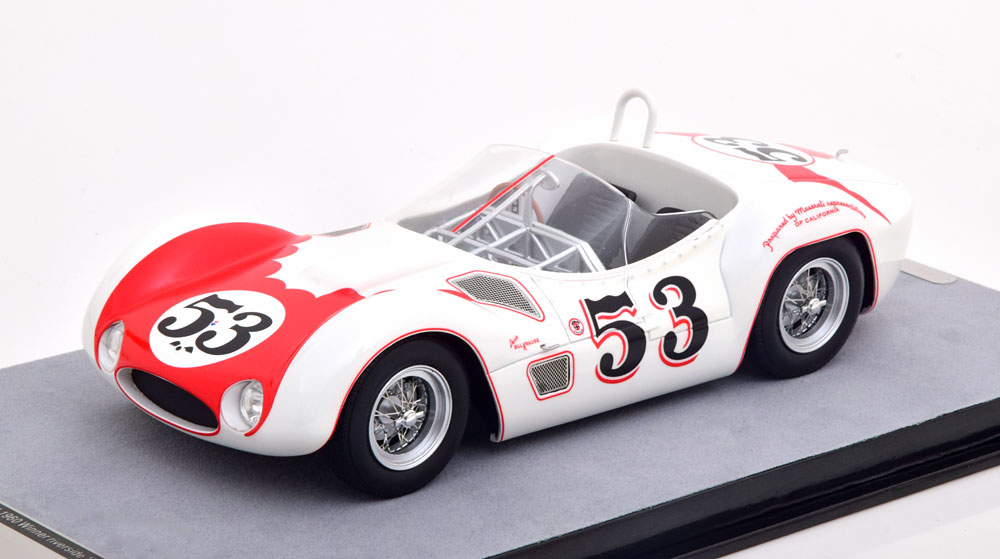 1:18 MASERATI Birdcage Tipo 61 Winner Riverside Time GP Krause (1960) - TM18-276C