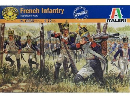 1:72 Сборная модель Солдаты NAPOLEONIC WARS: FRENCH INFANTRY - 6066