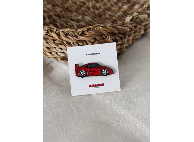 1:0 Значок Pin Ferrari F40, red - ENPN003