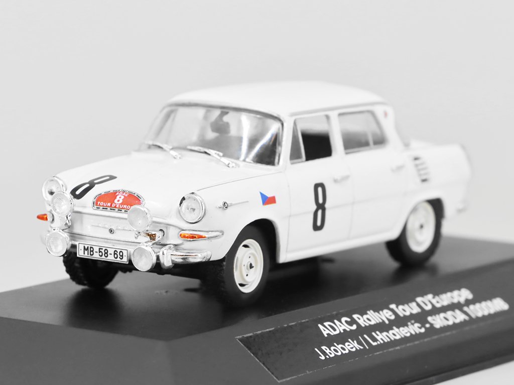 1:43 SKODA 1000MB ADAC Rallye Tour D'Europe #8 J. Bobek / L. Hnatevič - 8