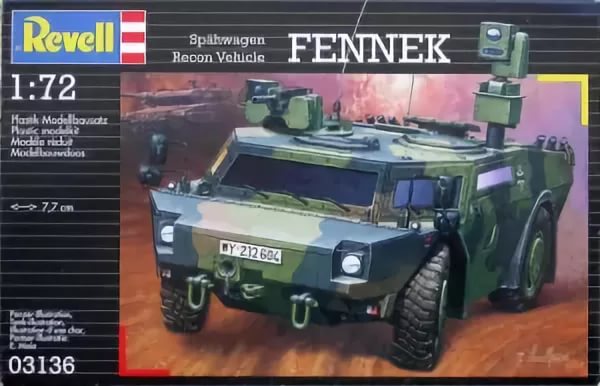1:72 Сборная модель Немецкая разведывательная бронемашина Fennek - 03136