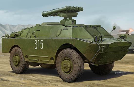 1:35 Сборная модель Бронетранспортер Russian 9P148 - 05515