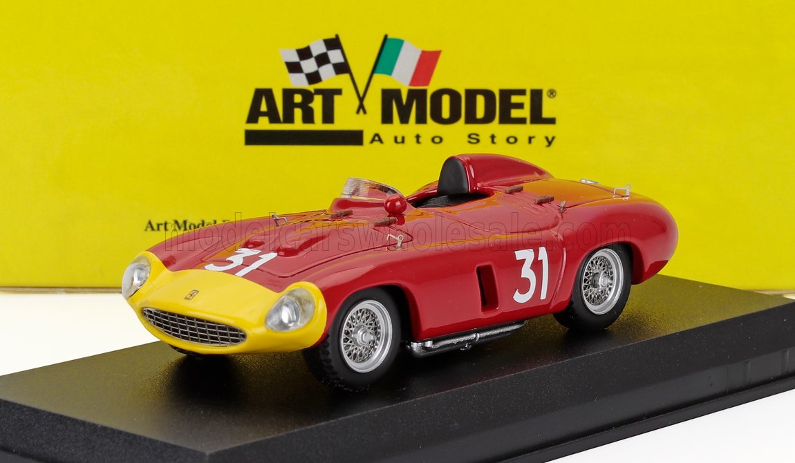 1:43 FERRARI 857s Spider S/n0584 №31 Winner Dakar Senegal Gp (1956) Maurice Trintignant, Red - ART466