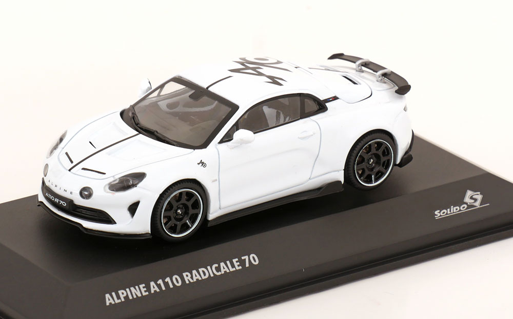 1:43 ALPINE A110 Radicale 70 (2024), white black - S4317204