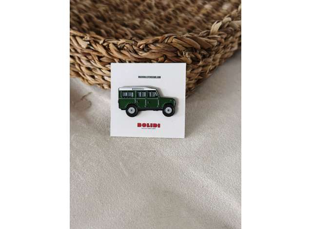 1:0 Значок Pin Land Rover Series 3, green - ENPN006
