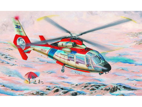 1:48 Сборная модель Французский вертолет Aérospatiale AS.365N Dauphin - 02816