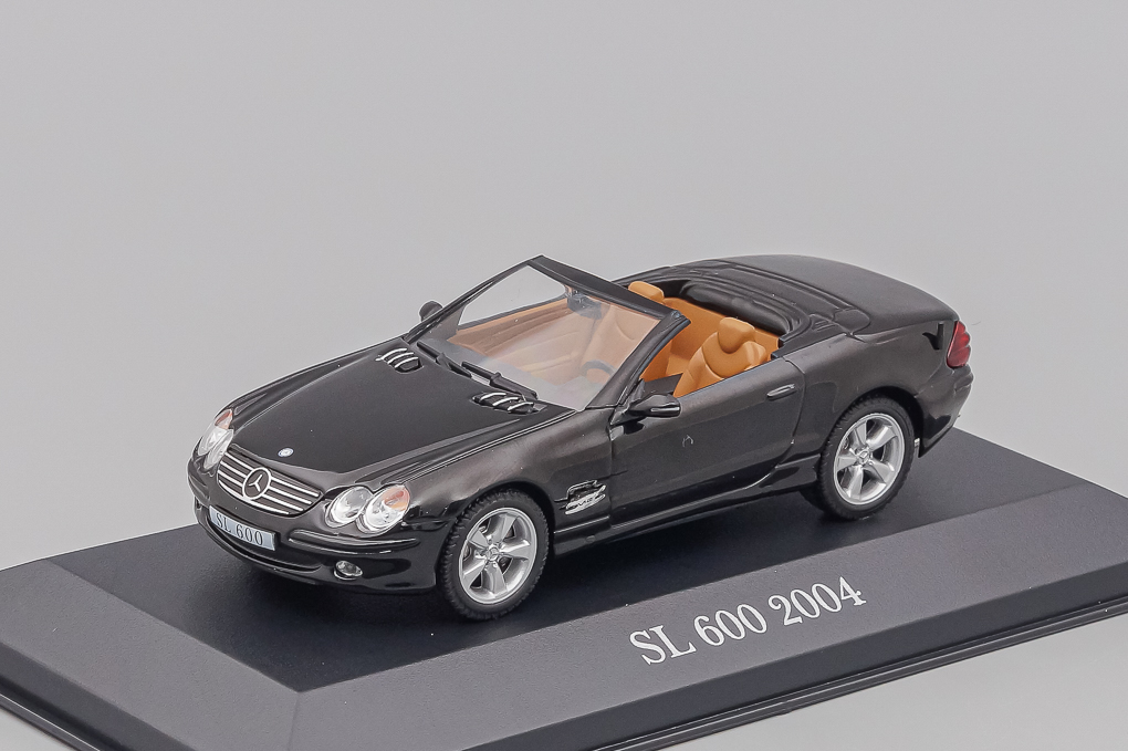 1:43 MERCEDES-BENZ SL 600 2004, black - MB052-43