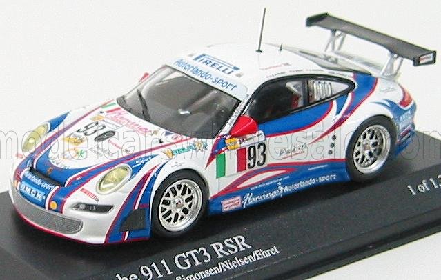 1:43 PORSCHE 911 GT3RSR №93 Autorlando sport 24h Le Mans Simonsen/Nielsen/Ehret (2007) - 400076793