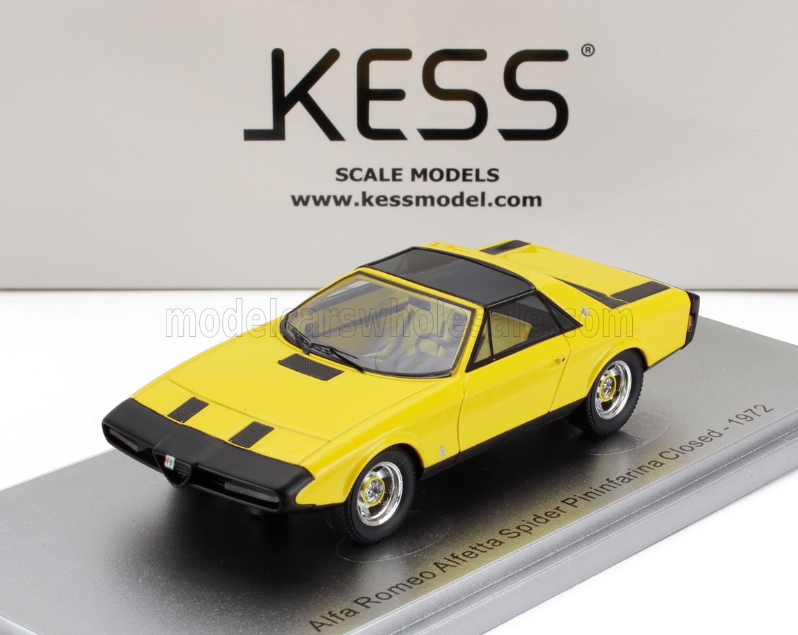 1:43 ALFA ROMEO Alfetta Spider Pininfarina Closed (1972), yellow - KE43000351