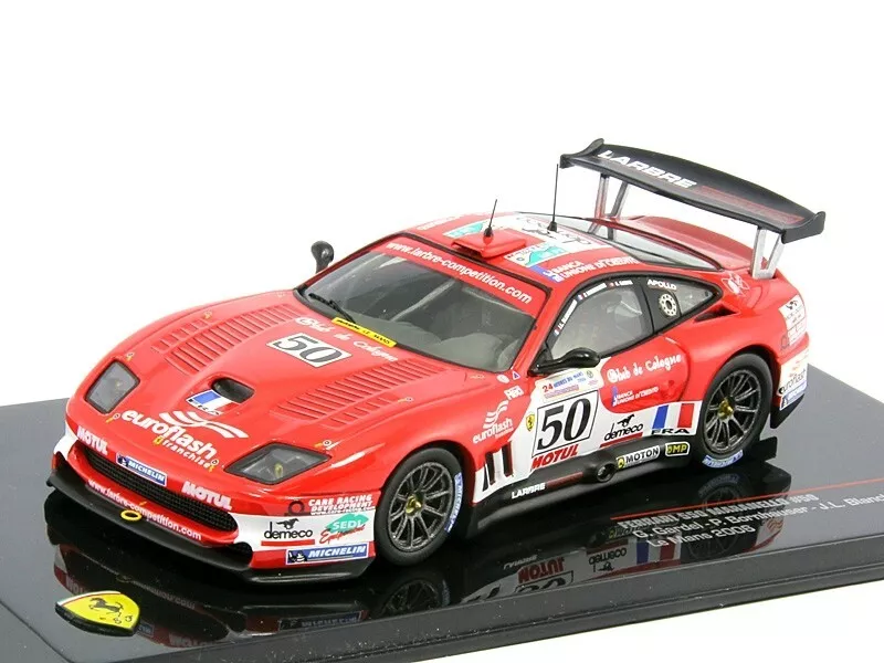 1:43 FERRARI 550 Maranello #50 Gabriele Gardel - Patrick Bornhauser - Jean-Luc Blanchemain Le Mans 2006 - FER070-X1