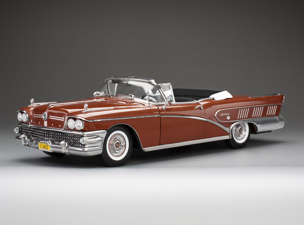 1:18 BUICK Limited Riviera Open Convertible (1958), garnet red - 4822