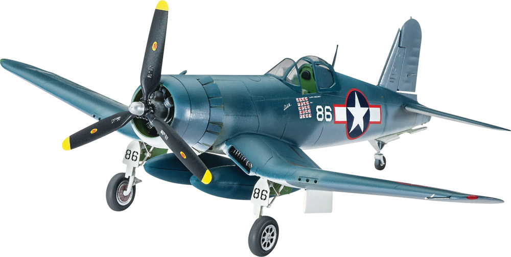 1:72 Сборная модель Самолет F4U-1D Корсар - 03983
