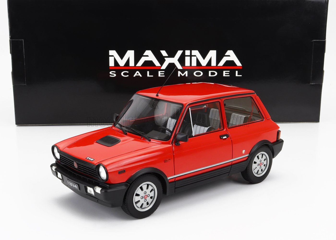 1:18 AUTOBIANCHI A112 Abarth Vii-series (1984), Rosso Corsa Red - MAX007000