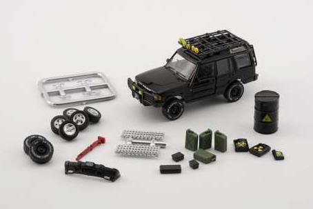 1:64 LAND ROVER Discovery 1 *Left Hand Drive*, black smile with accessory 1998 - BM64B0205LHD