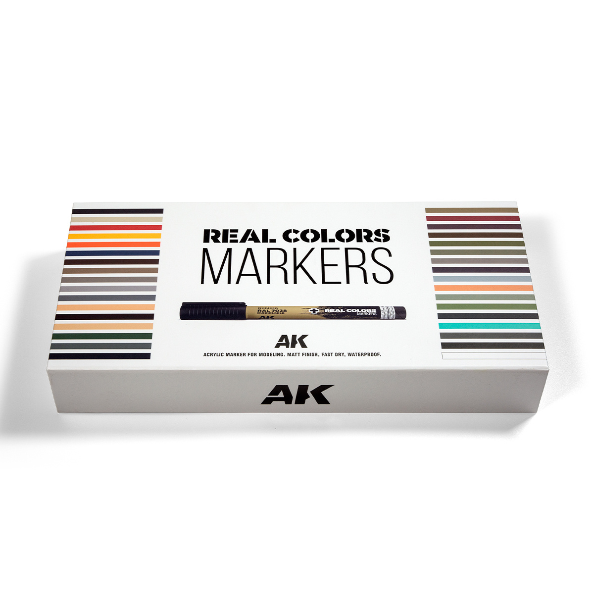 Набор акриловых маркеров Real Colors маркеров, 34 шт. / SPECIAL BOX RC MARKERS – 34 units - RCM150