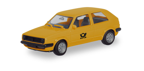 1:87 VOLKSWAGEN Golf II 2-door 'Deutsche Bundespost', yellow - 094832