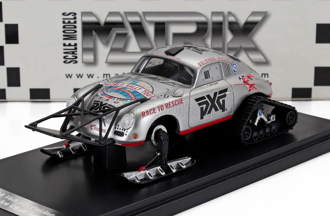 1:43 PORSCHE 356a Valkyrie Racing Antartica Ice Challenge (2021), Silver Red - MXR41607-031