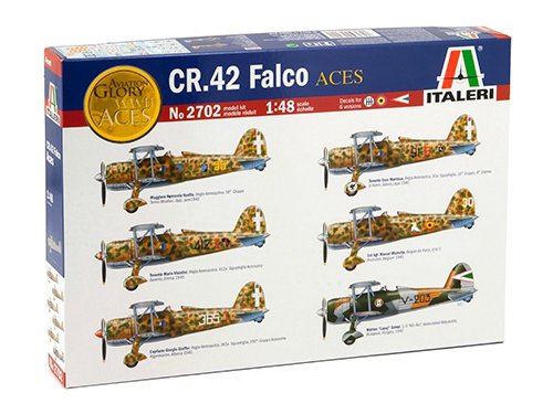 1:48 Сборная модель Самолет CR.42 FALCO 'ACES' - 2702