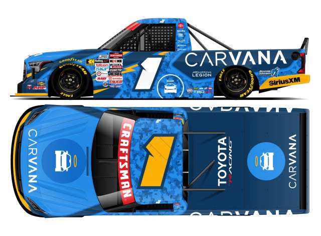 1:64 Toyota Tundra #1 Jimmie Johnson *Carvana* blue/white/yellow 2026 - TX12665CAVJJ