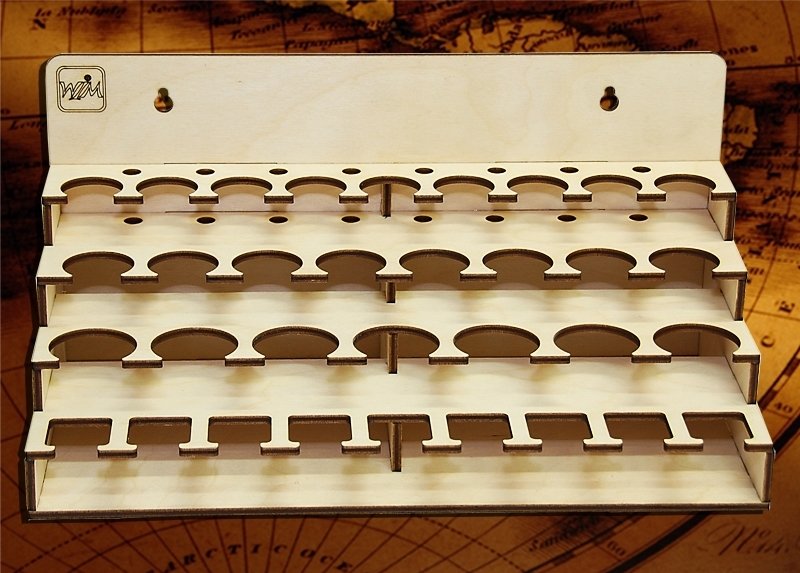 Модуль-органайзер комбинированный под краску 36 30 26 и 25 мм. TAMIYA эмаль - MWP-0010-24