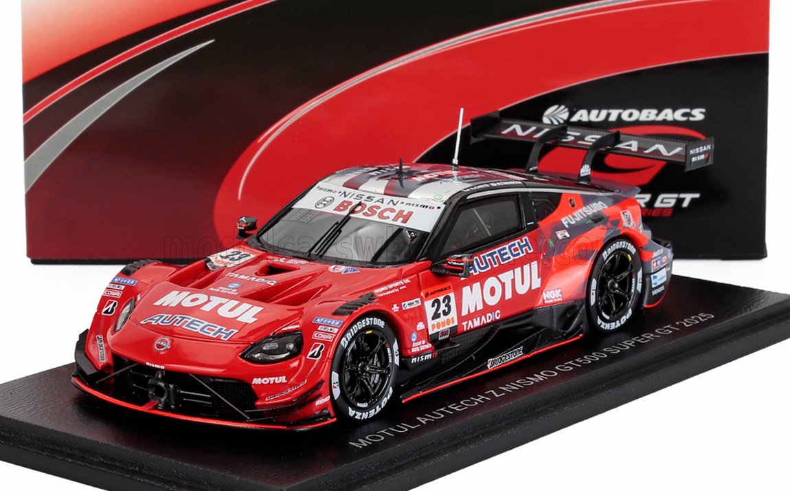 1:43 NISSAN Z Nismo Team Nddp №23 Gt500 Class Super Gt (2025) Katsumasa Chiyo - Mitsunori Takaboshi, Red - 43SGT25023
