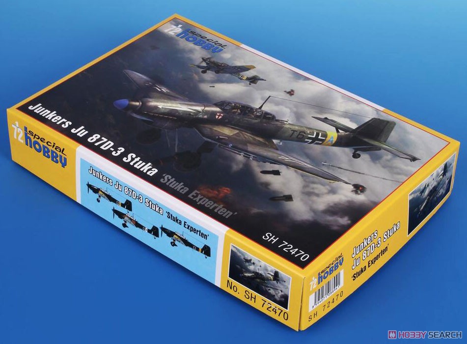 1:72 Сборная модель Junkers Ju 87D-3 Stuka ‘Stuka Experten’ - SH72470