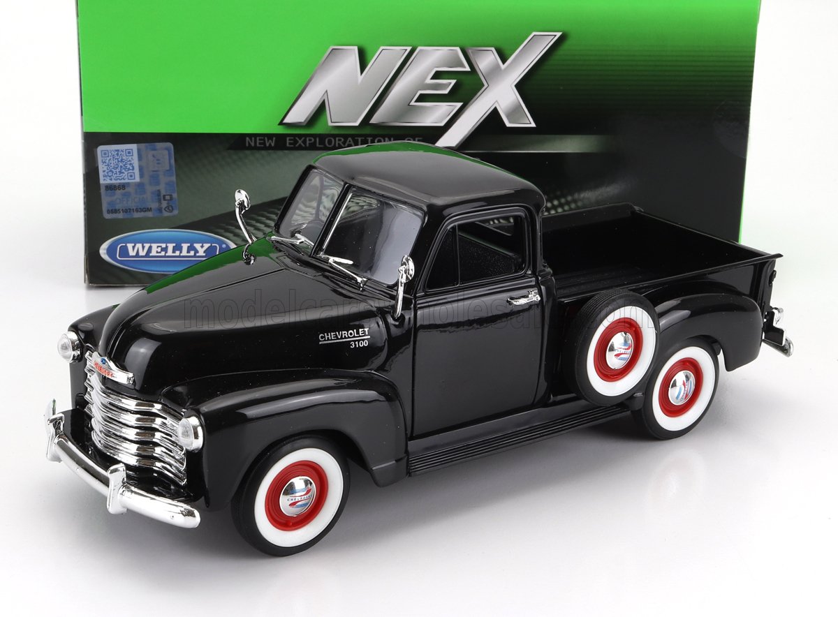 1:24 CHEVROLET 3100 Pick-up (1953), Black - 22087W-MJ-BK