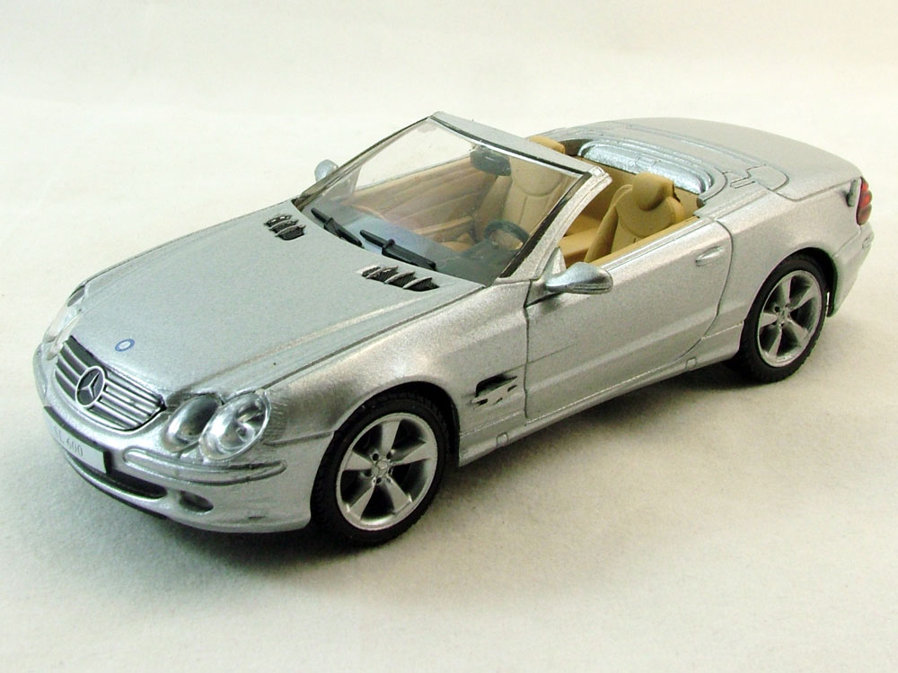 1:43 MERCEDES-BENZ SL600, Суперкары 76, silver - SUP076
