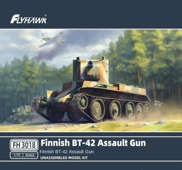 1:72 Сборная модель Finnish BT-42 Assault Gun - FH3018