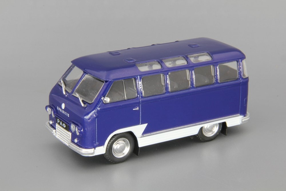 1:43 РАФ 978 Спридитис, Автолегенды СССР 148, синий - AL148