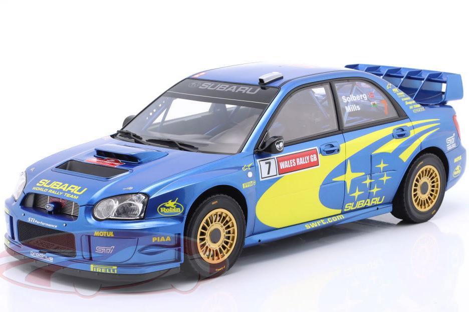 1:12 SUBARU Impreza S9 №7 Winner Rallye Wales GB Petter Solberg, Phil Mills (2003) - G092